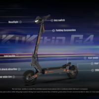 Elektrinis paspirtukas KuKirin G4 70km/h  2025 naujausias modelis
