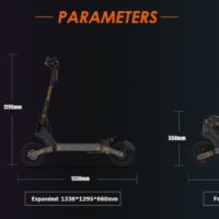 Elektrinis paspirtukas KuKirin G4 70km/h  2025 naujausias modelis