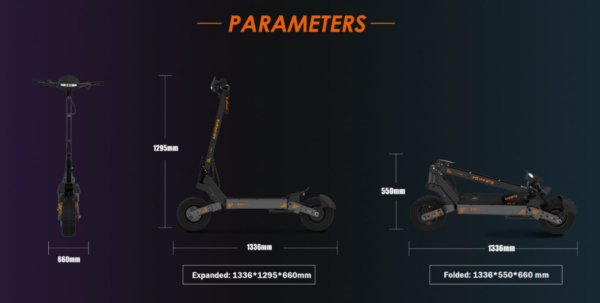 Elektrinis paspirtukas KuKirin G4 70km/h  2025 naujausias modelis